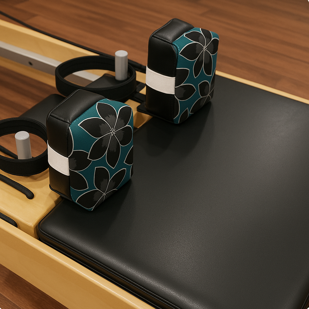 Plumeria shoulder block cushions